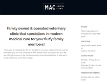 Tablet Screenshot of macanimalclinic.com